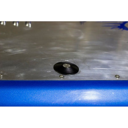 KENTROL Jeep Wrangler Hood Bumper Deletes For 97-19 Wrangler JK/TJ Black Powdercoat Stainless Steel Kentrol  50723