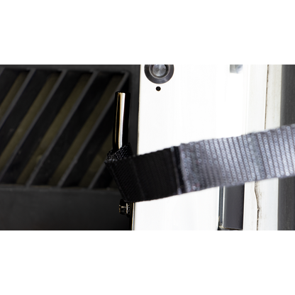 KENTROL Jeep CJ/YJ Door Strap Kit For 76-95 Jeep CJ/YJ Black Powdercoat Stainless Steel Kentrol  50725