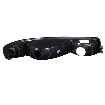 Anzo USA | Euro Parking Lights Clear Lens Black Housing Amber Reflector Pair | Fits Sierra 1500 | 511005