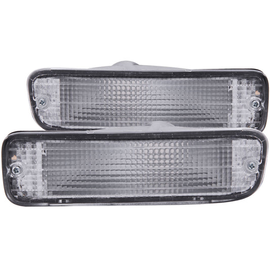 Anzo USA | Euro Parking Lights Clear Lens Chrome Housing Pair | Fits Tacoma | 511018