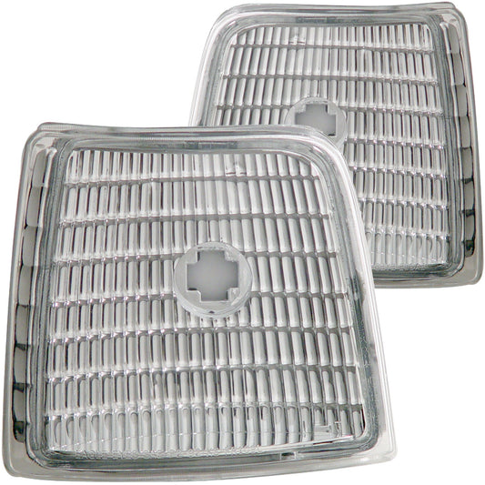 Anzo USA | Side Marker Light Assembly Euro Clear Lens Pair Chrome | Fits F-150 | 511049