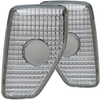 Anzo USA | Side Marker Light Assembly Euro Clear Lens Pair Chrome | Fits H3 | 511051