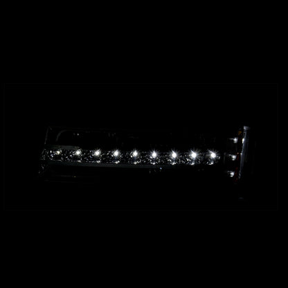 Anzo USA | Parking Light Assembly Euro Clear Lens Black Housing Amber Reflector Pair | Fits Silverado 1500 | 511067