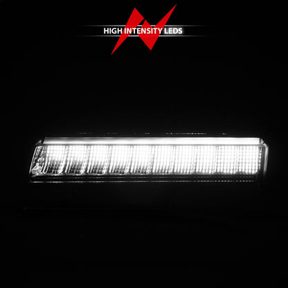 Anzo USA | Side Marker Light Assembly LED Smoke Lens Chrome Housing w/Sequential Signal Pair | Fits Wrangler | 511087