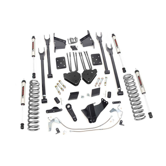 ROUGH COUNTRY 6 Inch Lift Kit |4-Link | No OVLD | V2 | Ford F-250 Super Duty 4WD (15-16) | 52770