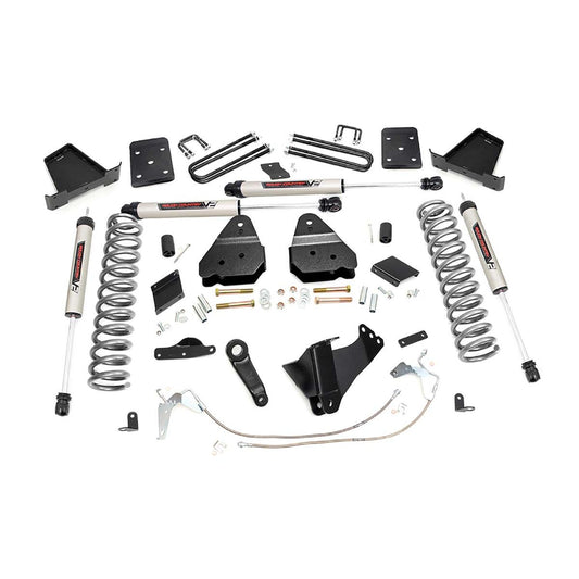 ROUGH COUNTRY 6 Inch Lift Kit | Diesel | No OVLD | V2 | Ford F-250 Super Duty 4WD (15-16) | 55170