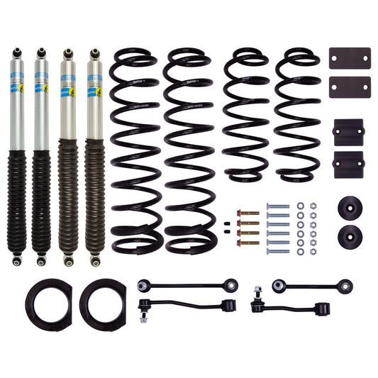 BILSTEIN | Suspension Lift Kit Jeep Wrangler JL 18+ 4dr 1.5 Inch Lift Kit With Winch Lift Height 1.5 Inch on Rubicon 2.5 Inch On Others B8 5100 Lift Kit | 53-291431 components