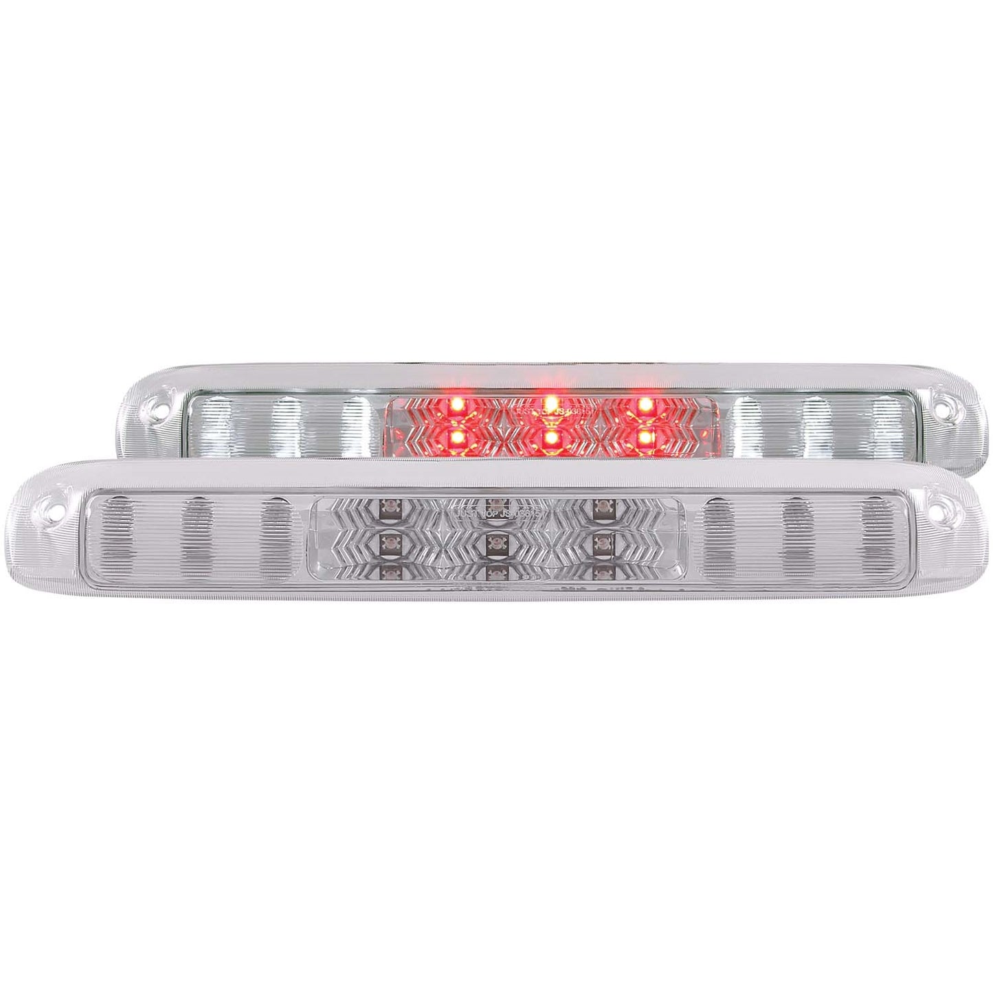 Anzo USA | Third Brake Light Assembly LED Clear Lens Chrome Housing B-Series | Fits Silverado 1500 | 531074