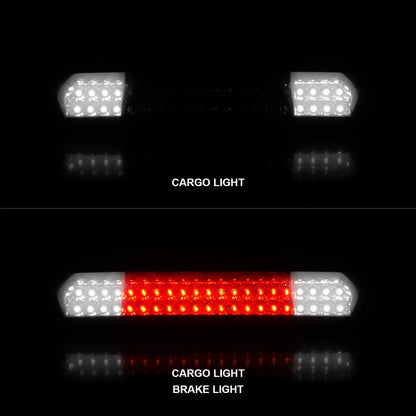 Anzo USA | Third Brake Light Assembly LED Smoke Lens B-Series | Fits Ram 1500 | 531081
