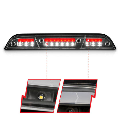 Anzo USA | Third Brake Light Assembly LED Clear Lens Black Housing | Fits F-150 | 531111