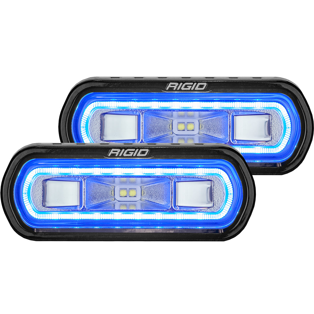 RIGID INDUSTRIES | SR-L Series Off-Road Spreader Pod 3 Wire Surface Mount with Blue Halo Pair RIGID Industries | 53121