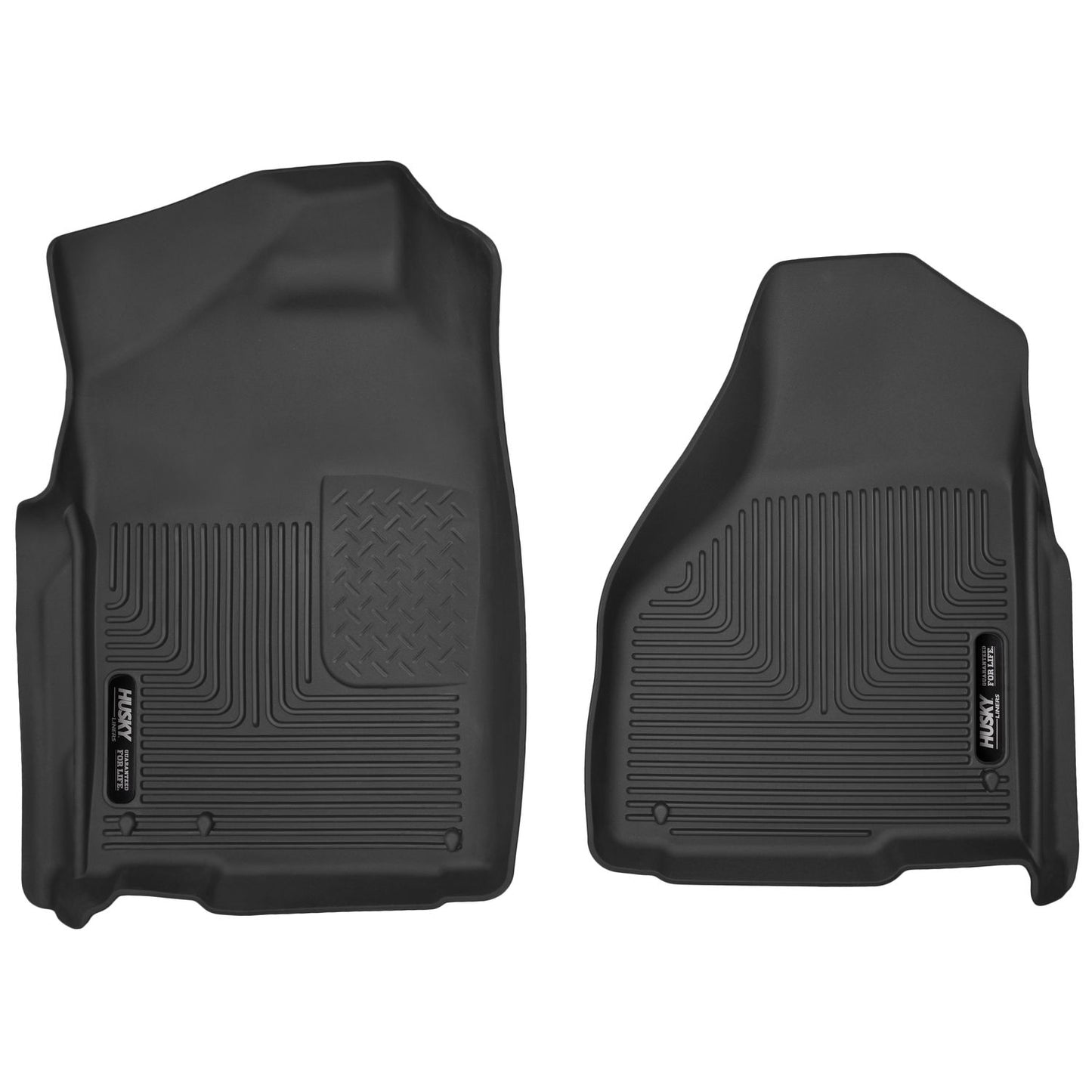 Husky Liners | X-act Contour Front Floor Liners For 2002-2024 Ram 1500/3500, 1500 Classic, 2500, 3500 Husky Liners | 53521
