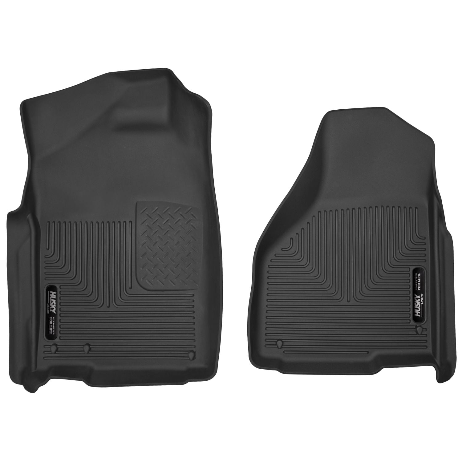 Husky Liners | X-act Contour Front Floor Liners For 2002-2024 Ram 1500/3500, 1500 Classic, 2500, 3500 Husky Liners | 53521