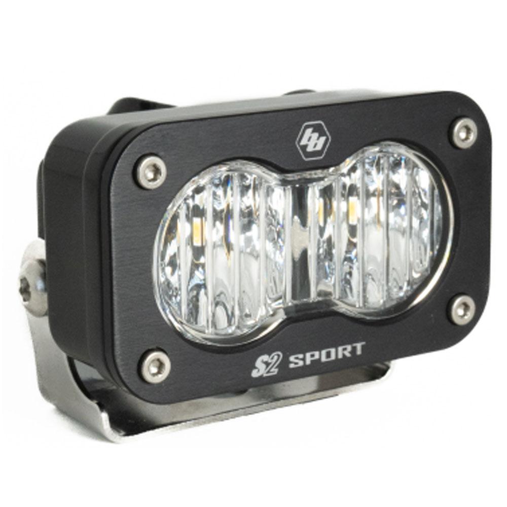 BAJA DESIGNS LED Work Light Clear Lens Wide Cornering Pattern Each S2 Sport Baja Designs I 540005