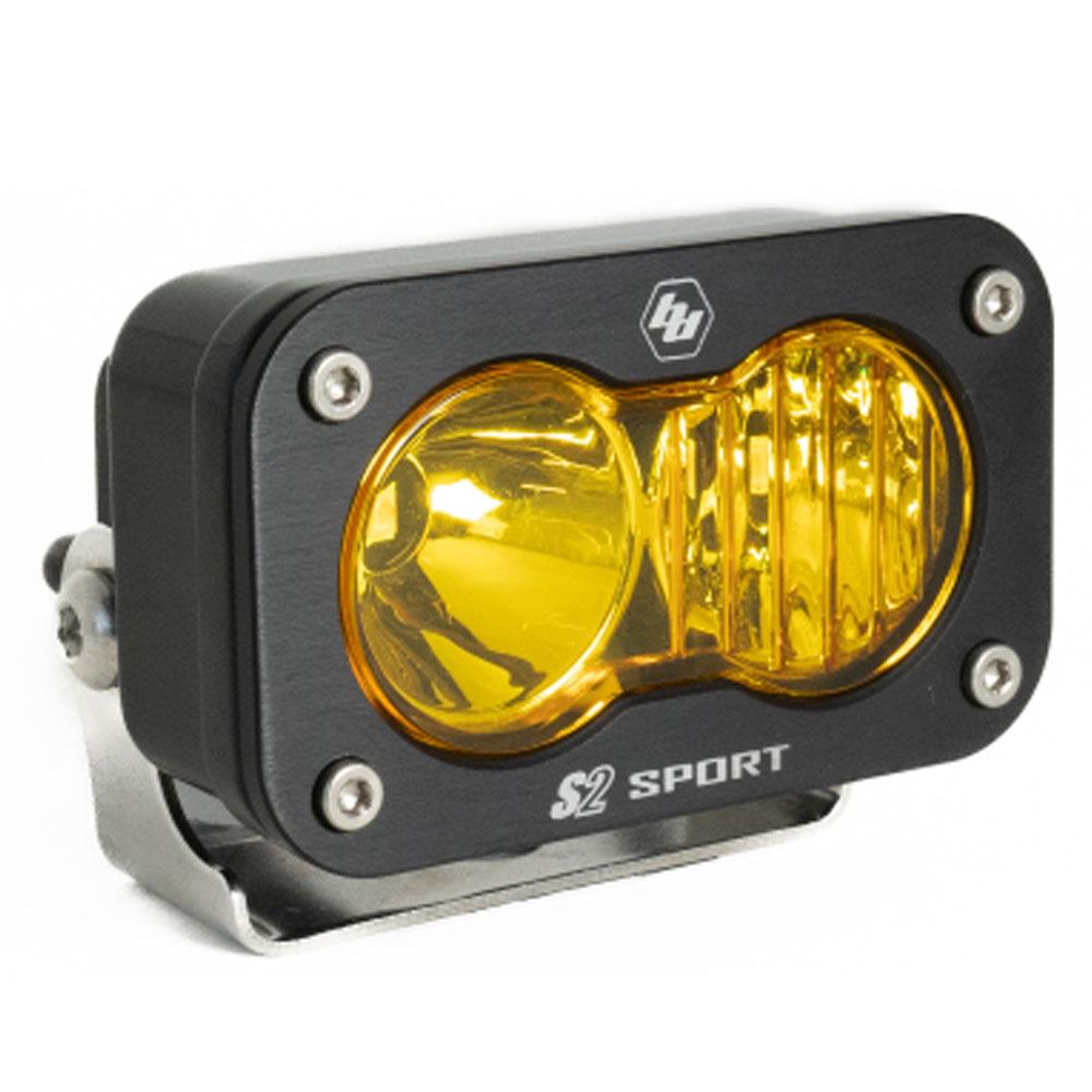 BAJA DESIGNS LED Work Light Baja Amber Lens Driving Combo Pattern Each S2 Sport Baja Designs I 540013