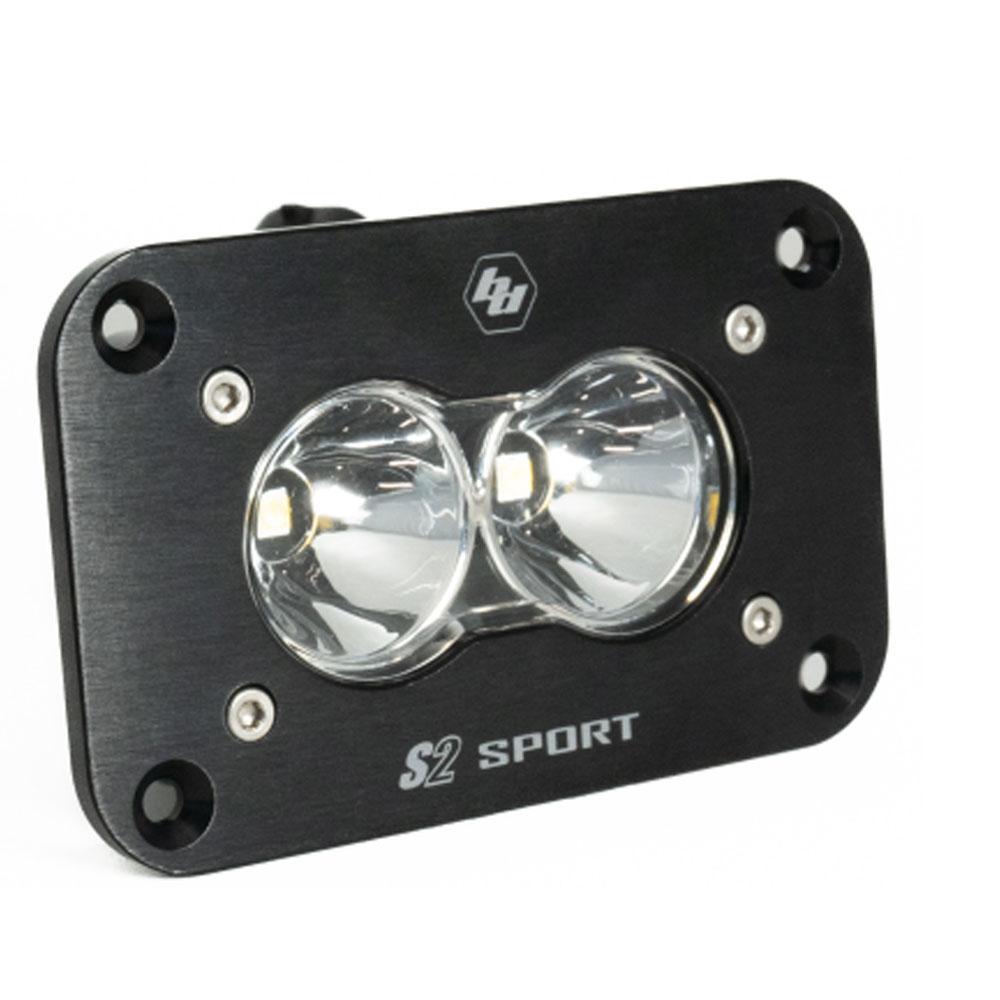 BAJA DESIGNS LED Work Light Clear Lens Spot Pattern Flush Mount Each S2 Sport Baja Designs I 541001