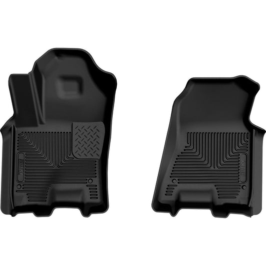 Husky Liners | X-act Contour Front Floor Liners For 2025 1500 Husky Liners | 54521 in black rubber design
