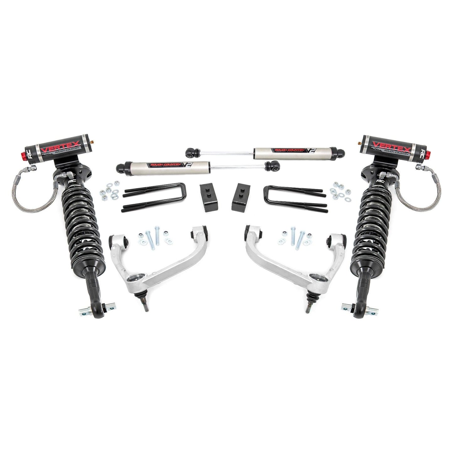 Rough Country Vertex Coilovers w/V2 Rear Shocks 3 Inch Lift Kit I 54557