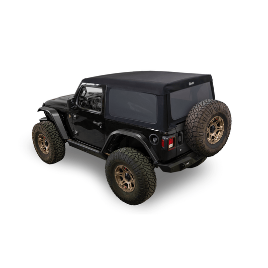 BESTOP | Supertop Glide Jeep 2018-26 Wrangler JL 2-Door Squareback, Black Diamond Bestop | 54728-35