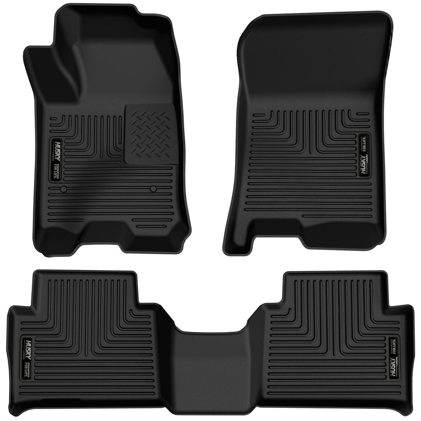 Husky Liners | X-act Contour Front & 2nd Seat Floor Liners For 2023-2025 Colorado/Canyon Husky Liners | 54978 in black