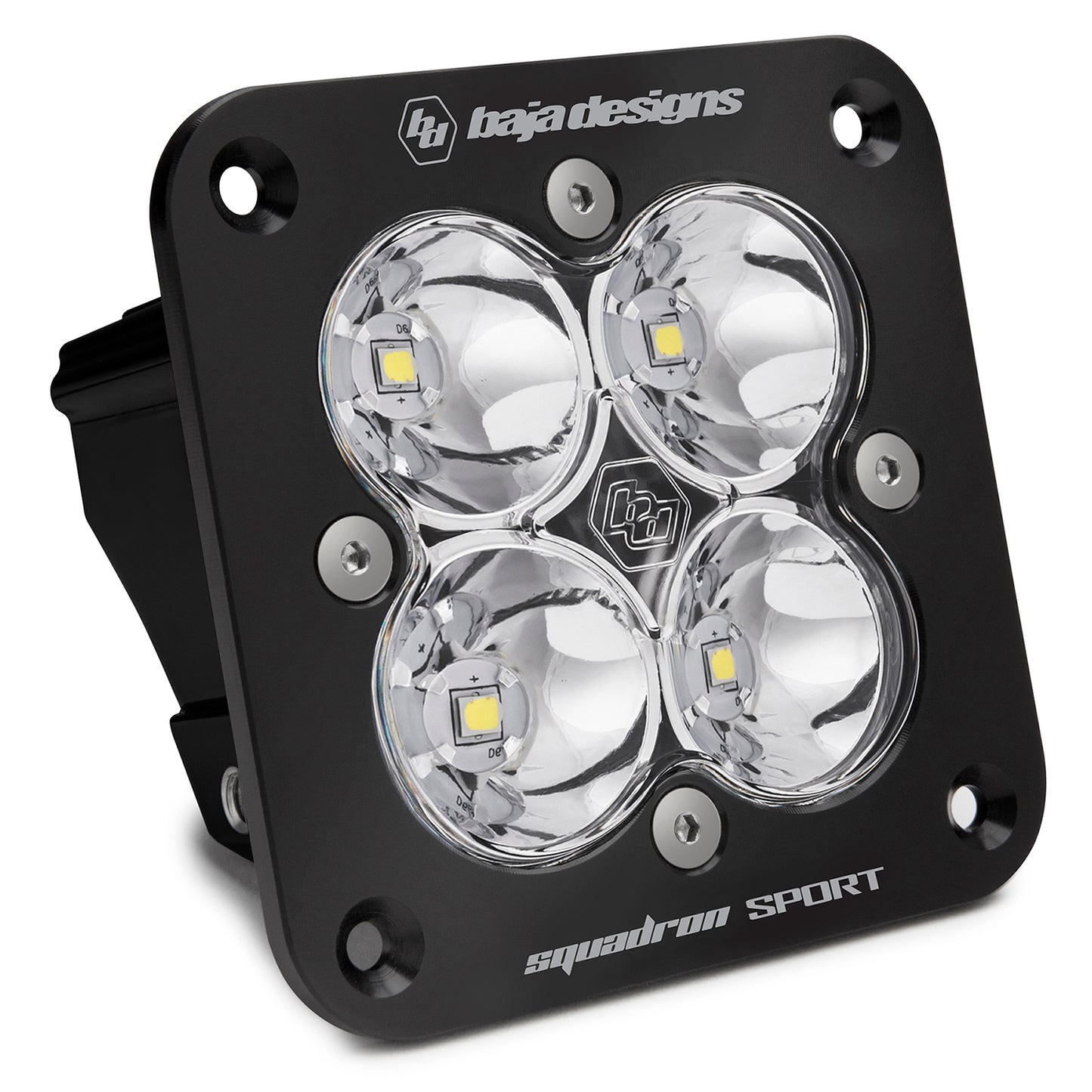 BAJA DESIGNS Flush Mount LED Spot Clear Black Squadron Sport Baja Designs I 551001