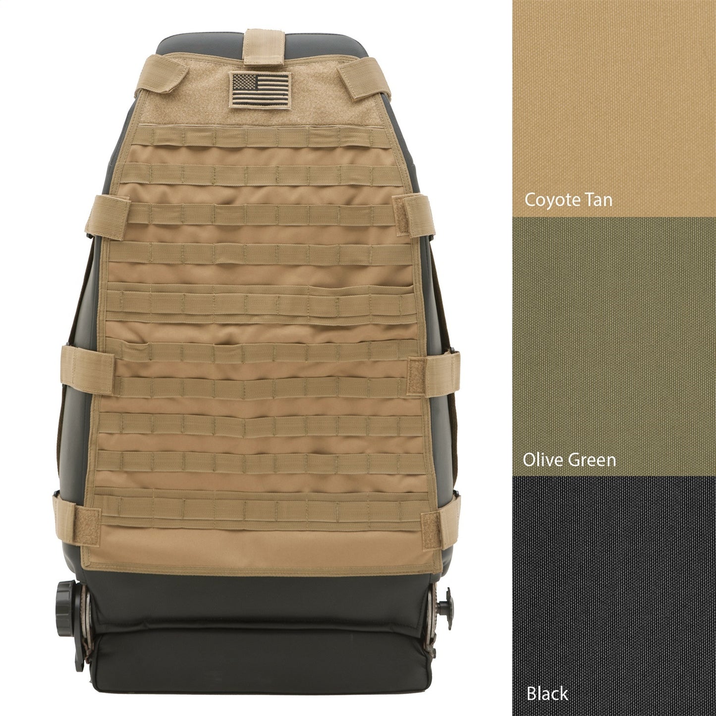 Smittybilt GEAR Seat Cover Coyote Tan Front I 5661024