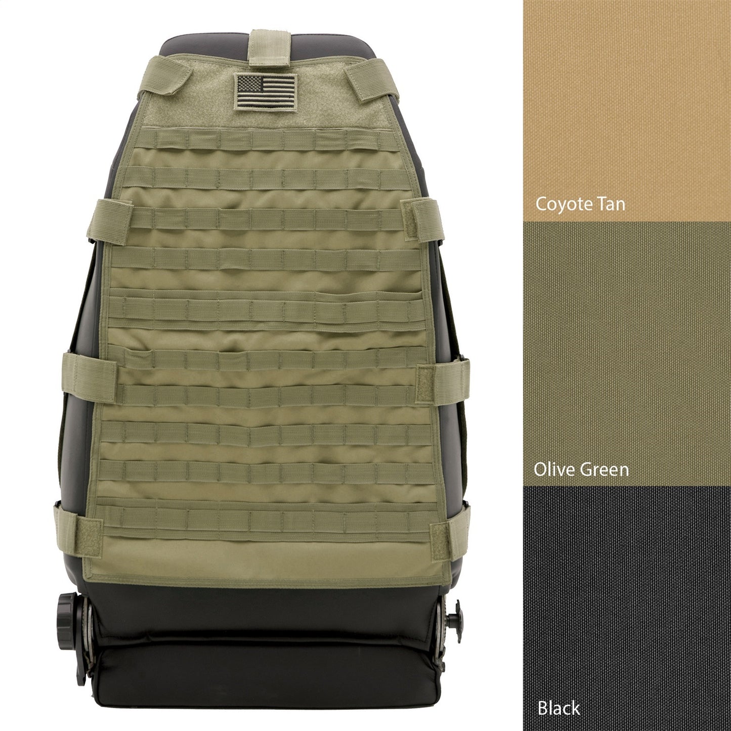 Smittybilt GEAR Seat Cover OD Green Front I 5661031