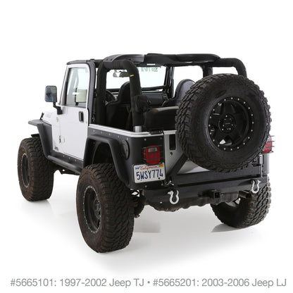 Smittybilt Replacement MOLLE Roll Bar Padding 3 Pc. Kit Foam Lined Fabric I 5665201