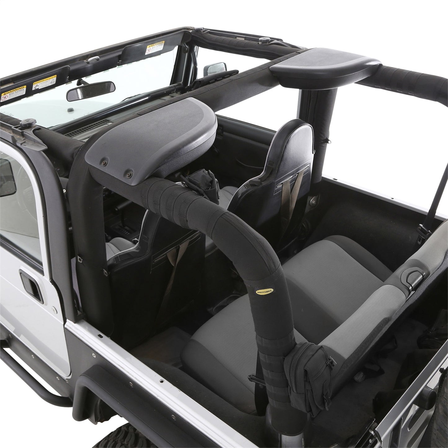 Smittybilt Replacement MOLLE Roll Bar Padding 3 Pc. Kit Foam Lined Fabric I 5665201
