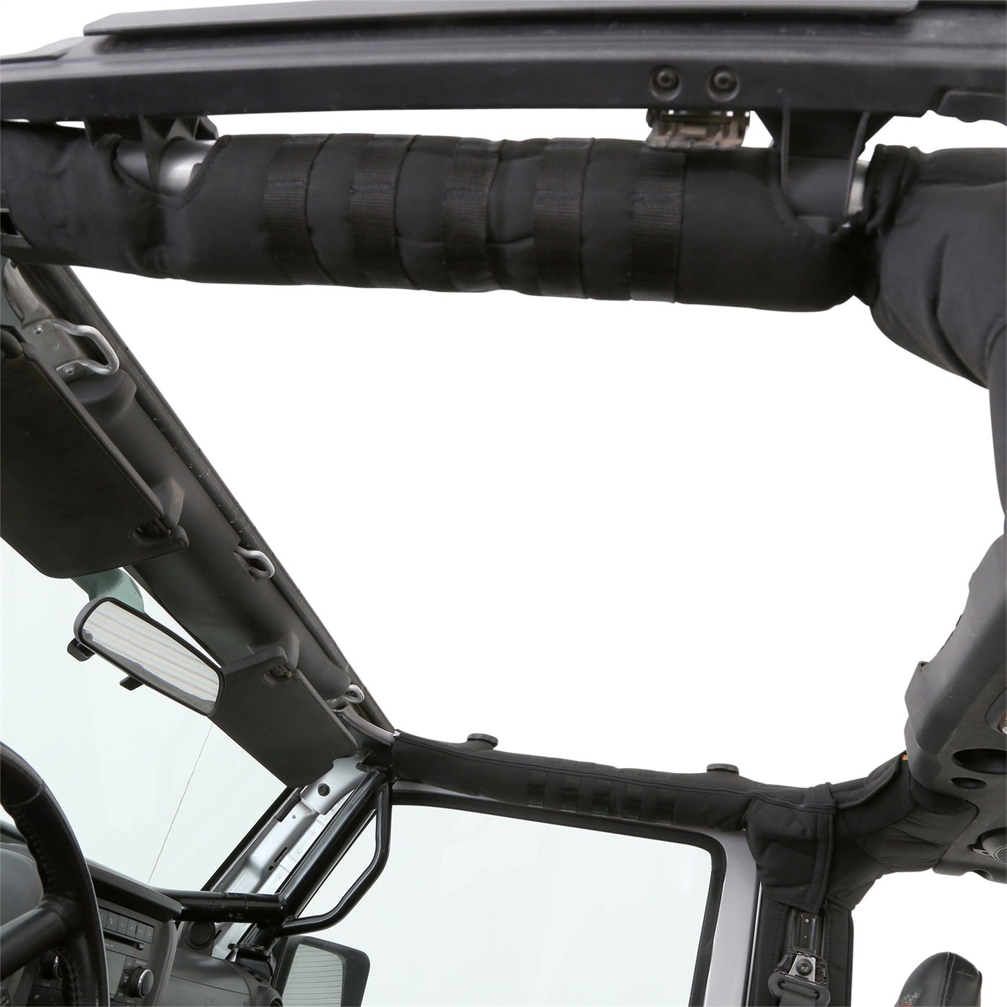 Smittybilt Replacement MOLLE Roll Bar Padding 3 Pc. Kit Foam Lined Fabric I 5666101