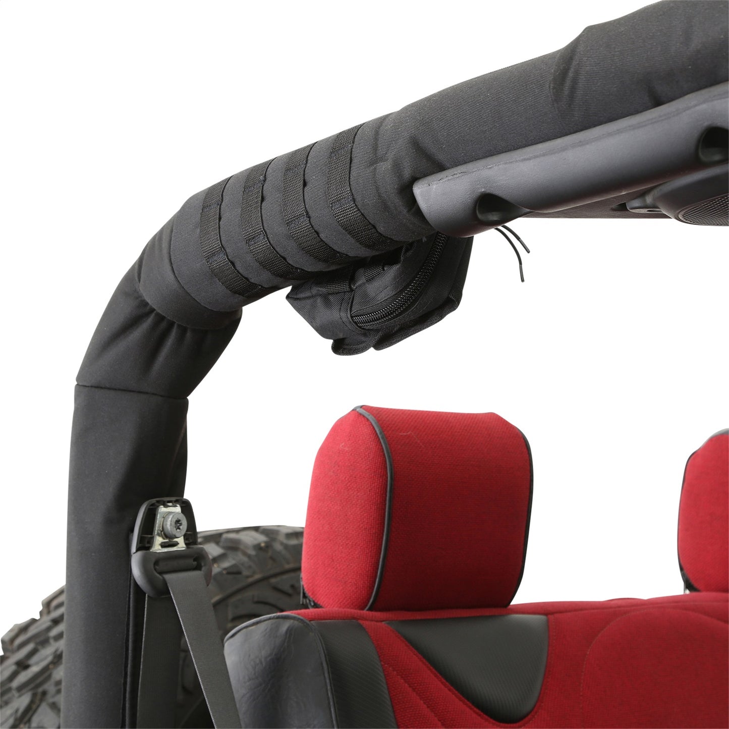 Smittybilt Replacement MOLLE Roll Bar Padding 3 Pc. Kit Foam Lined Fabric I 5666101