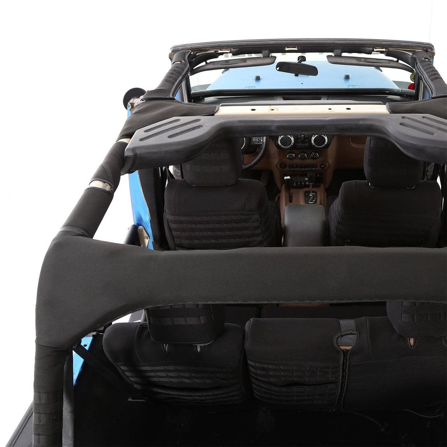 Smittybilt Replacement MOLLE Roll Bar Padding 3 Pc. Kit Foam Lined Fabric I 5666201