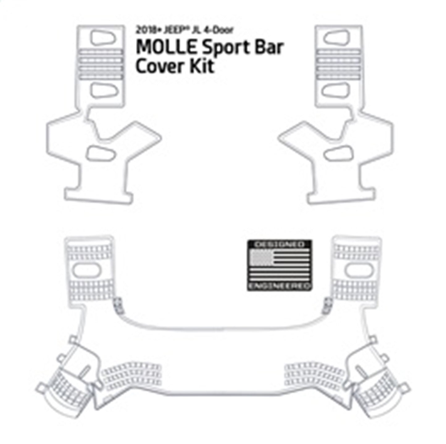 Smittybilt Soft Top Tailgate Bar I 5667201