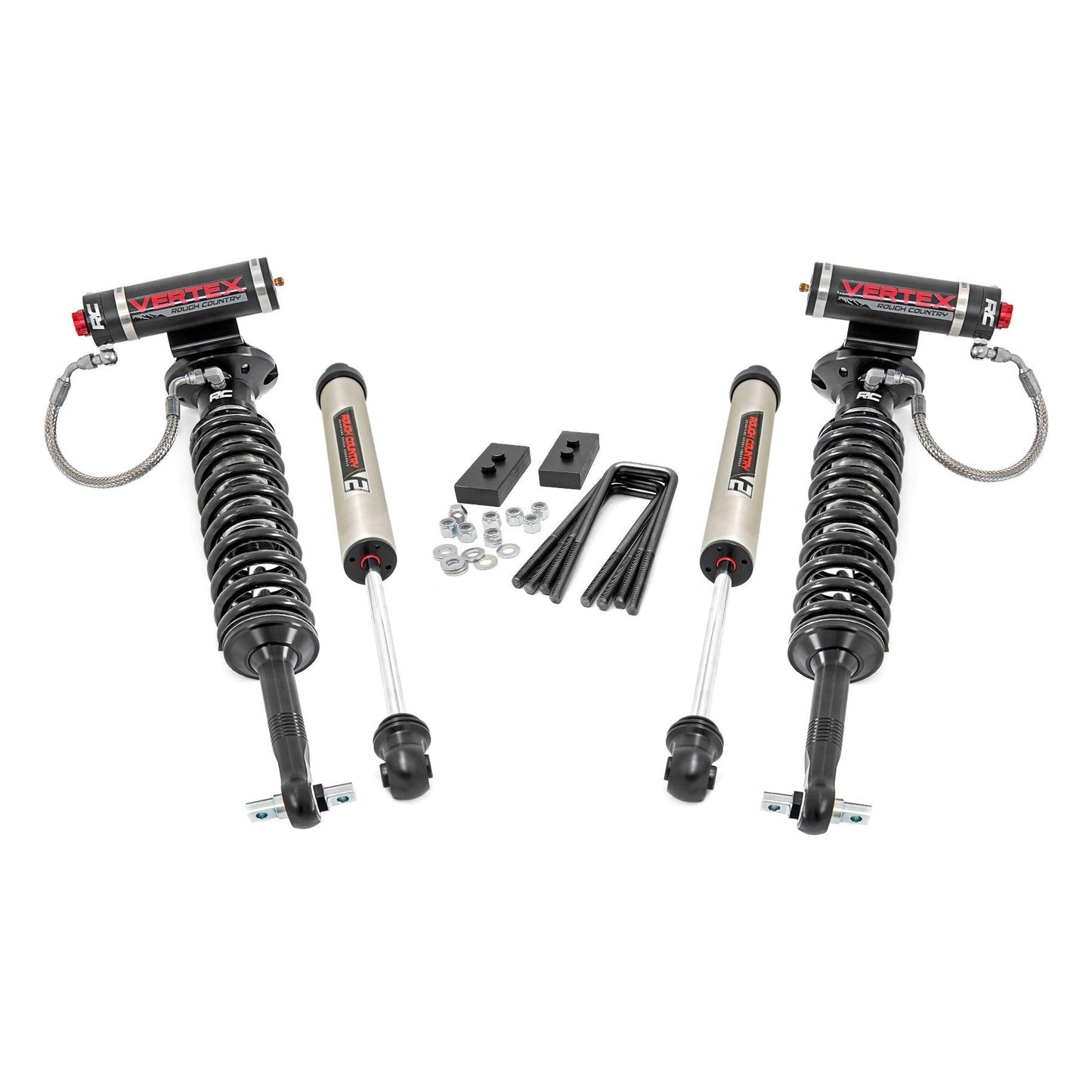Rough Country Vertex Coilovers w/V2 Rear Shocks 2 Inch Lift Kit I 56957