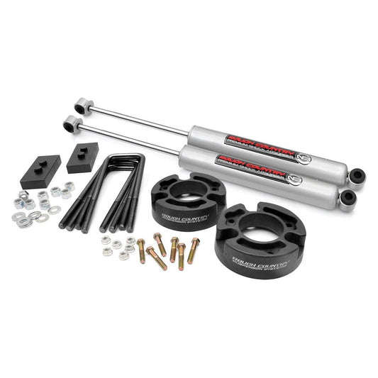 Rough Country Strut Spacers w/N3 Rear Shocks 2.5 Inch Lift Kit I 57030