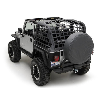 Smittybilt Cargo Restraint System HD Black Side And Rear Curtains Incl. I 571135