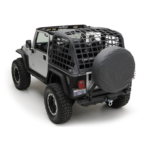 Smittybilt Cargo Restraint System HD Black Side And Rear Curtains Incl. I 571135
