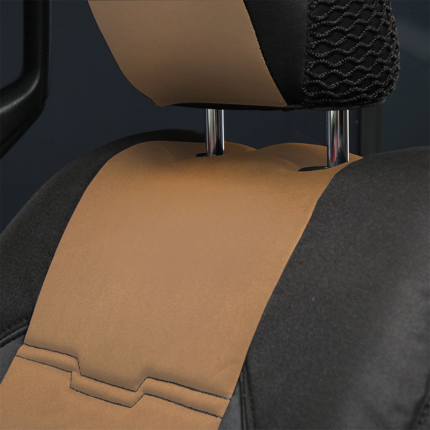 Smittybilt Neoprene Seat Cover Tan/Black Front/Rear Gen 2 Kit I 576225