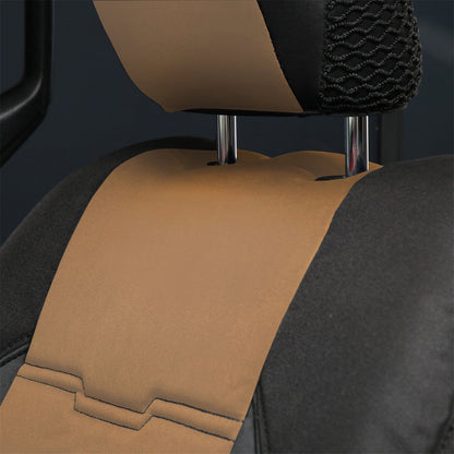 Smittybilt Neoprene Seat Cover Tan/Black Front/Rear Gen 2 Kit I 576225