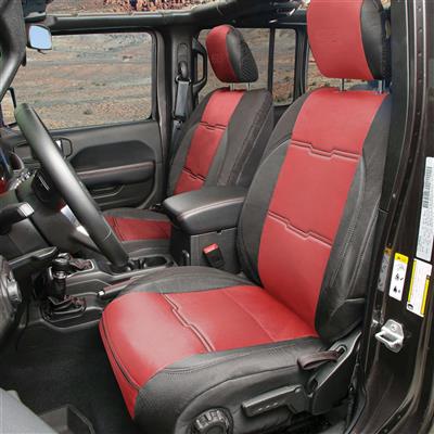 Smittybilt GEN2 Neoprene Front and Rear Seat Cover Kit for 18-C Jeep Wrangler JLU 4-Door Models