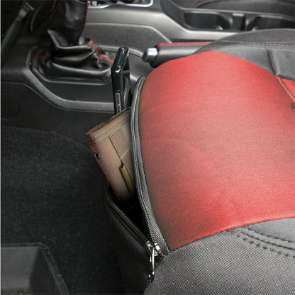 Smittybilt Neoprene Seat Cover Red/Black Front/Rear Gen 2 Kit I 576230