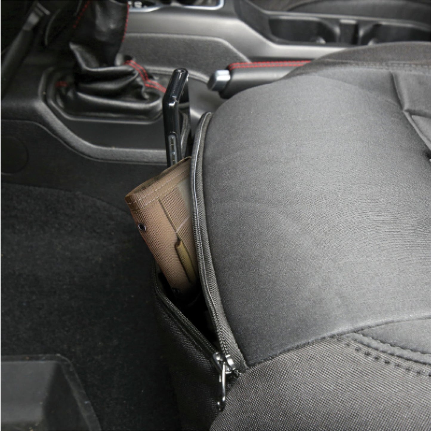 Smittybilt Neoprene Seat Cover Black/Black Front/Rear Kit Gen 2 I 578101