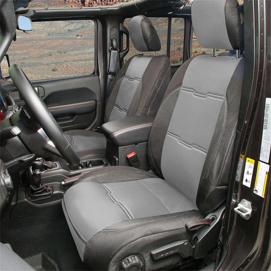 Smittybilt Neoprene Seat Cover Charcoal/Black Front/Rear Gen 2 Kit I 578122