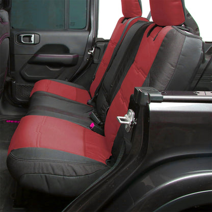 Smittybilt Neoprene Seat Cover Red/Black Front/Rear Gen 2 Kit I 578130