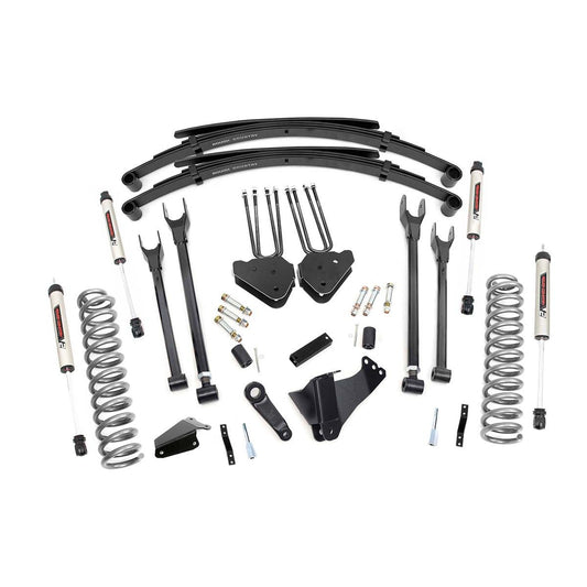ROUGH COUNTRY 6 Inch Lift Kit | Diesel | 4 Link | RR Spring | V2 | Ford F-250/F-350 Super Duty (05-07) | 58270