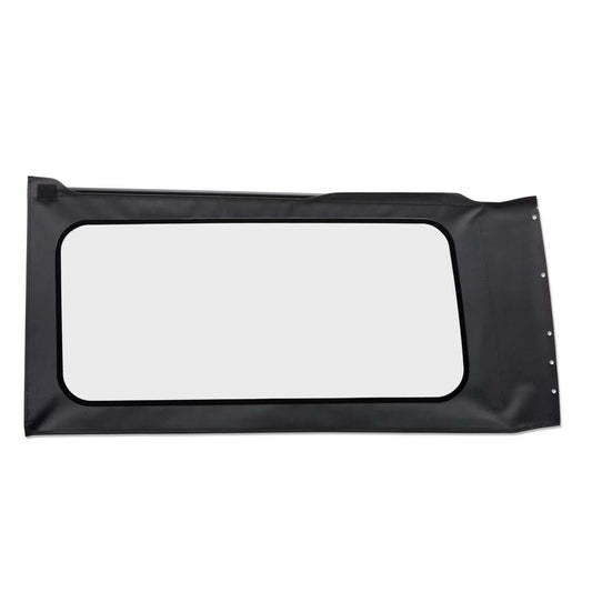 BESTOP | OE JL Replacement Windows Jeep 2018-26 Wrangler JL Quarter Left Hand 2-Door Black Vinyl Clear Bestop | 58305-35