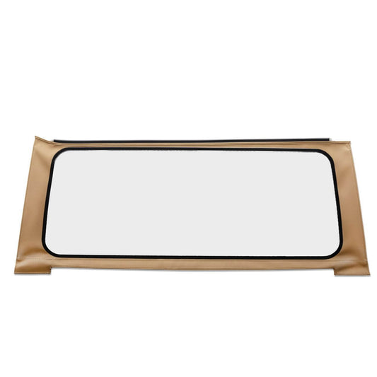 BESTOP | OE JL Replacement Windows Jeep 2018-26 Wrangler JL Rear 2-Door or 4-Door Tan Twill Clear Bestop | 58308-71