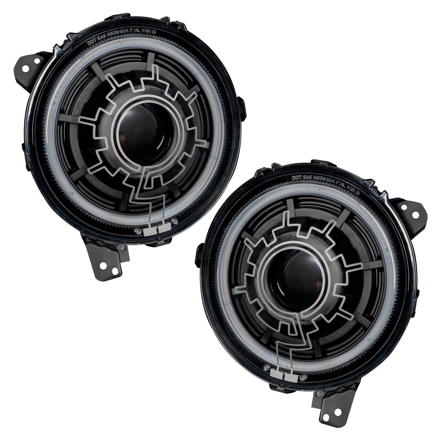 ORACLE Lighting Oculu Bi-LED Projector Headlights for Jeep Wrangler JL/Gladiator JT- Heated Lens | 5839-111