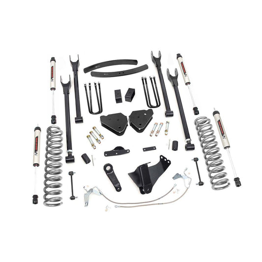 ROUGH COUNTRY 6 Inch Lift Kit | Diesel | 4 Link | V2 | Ford F-250/F-350 Super Duty (08-10) | 58470