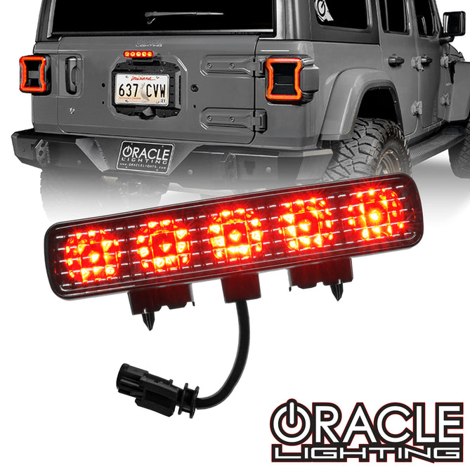 ORACLE Lighting Smoked Lens LED Third Brake Light for 2018-C Jeep Wrangler JL 5854-504